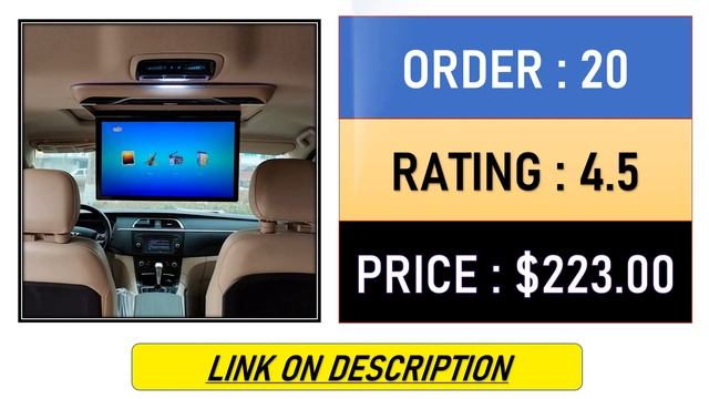Top 10 Best Car Roof Mount Monitor In 2023 | Best Car Ceiling Monitor смотреть онлайн