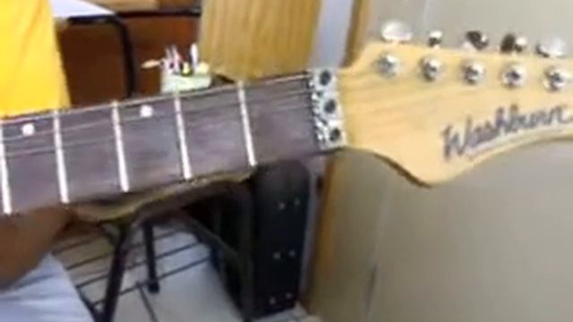 GFS pickup test w/ Washburn MG-340 Custom смотреть онлайн