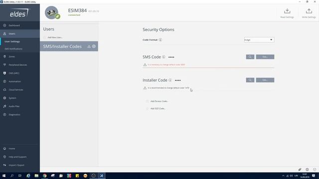 Eldes обзор ч.2 ПО - программирование
