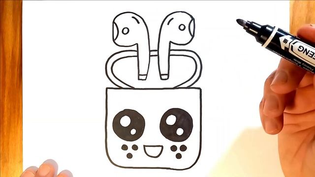 Draw headphones for children/Нарисовать наушники для детей/Bolalar uchun minigarnituralarni chizish смотреть онлайн