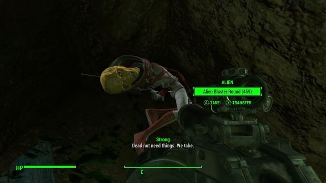 FALLOUT 4: How To Get ALIEN BLASTER from UFO Crash Site! (Unique Weapon Guide) смотреть онлайн