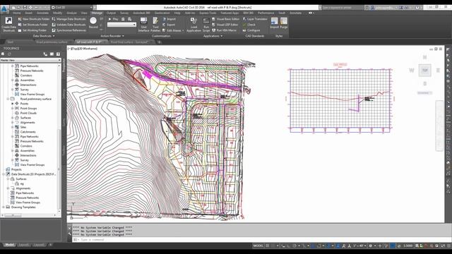 AutoCAD Civil 3D 2016 Data Shortcuts смотреть онлайн