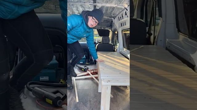 Ford Transit Connect Camper Pull Out Bed смотреть онлайн