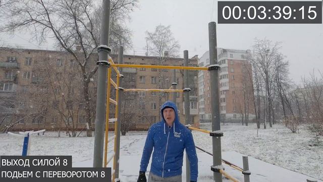 Вызов Дениса Семенихина | 15 Выход силой + 15 Подьем с переворотом | Челлендж | за 10 минут смотреть онлайн