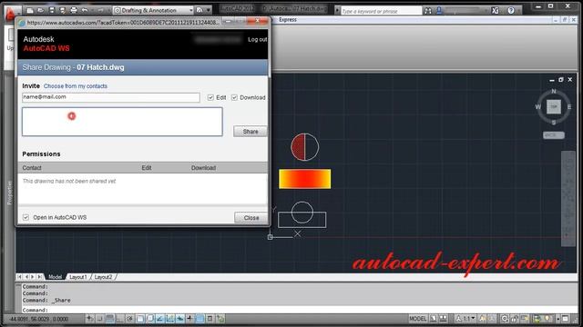 AutoCad Share Drawing смотреть онлайн