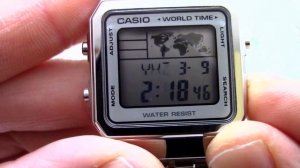 Часы Casio Illuminator A500WA-7D [A500WA-7DEF] - Инструкция, как настроить от PresidentWatches.Ru