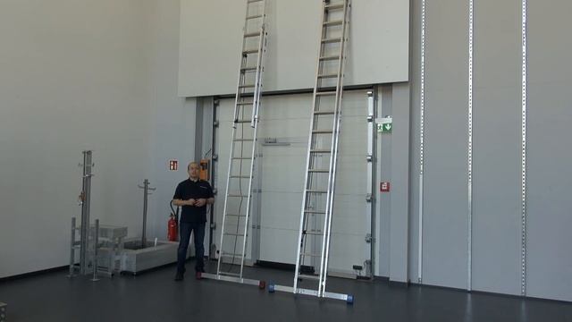 Обзор лестниц KRAUSE, выдвигаемых тросом смотреть онлайн