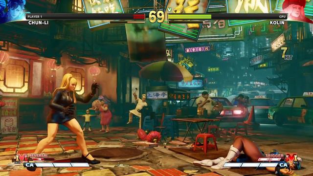 STREET FIGHTER V Chun - li vs Kolin смотреть онлайн