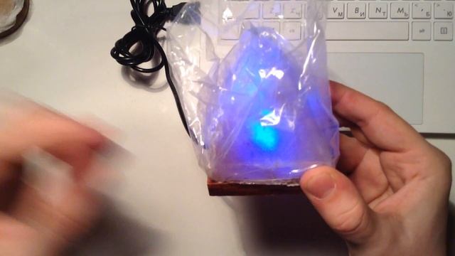 Солевая лампа USB - обзор Посылка с интернет-магазина смотреть онлайн
