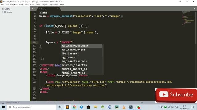 How To Upload Image Into MySQL Database And Display It On Web page Using PHP And MySQL смотреть онлайн