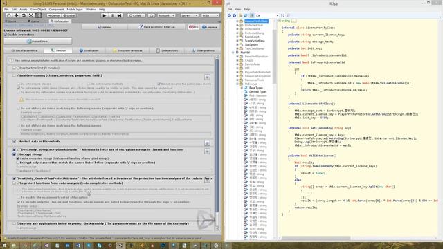 DevXUnity Obfuscator for Unity3D - Options смотреть онлайн