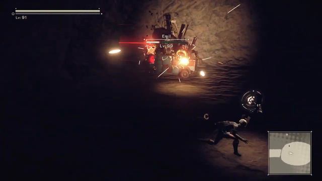 NieR: Automata | Emil Boss First Encounter | смотреть онлайн