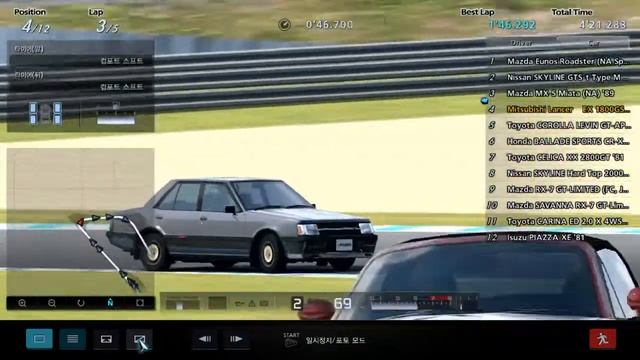 Gran Turismo 5 - Mitsubishi Lancer EX 1800GSR IC Turbo '83 - Twin Ring Motegi East Short Course смотреть онлайн