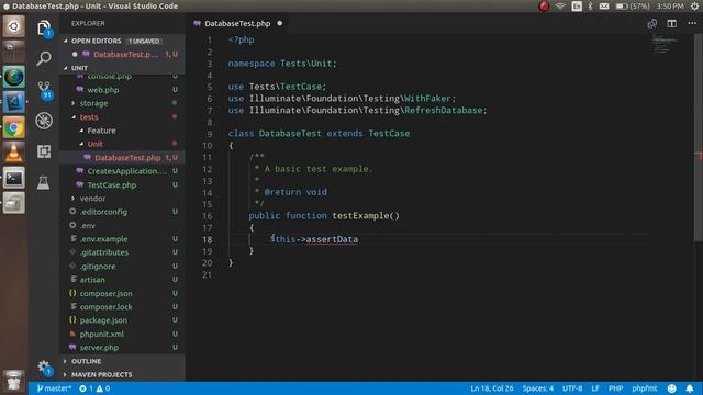 Laravel 5 Unit testing tutorial - database record testing | match record смотреть онлайн