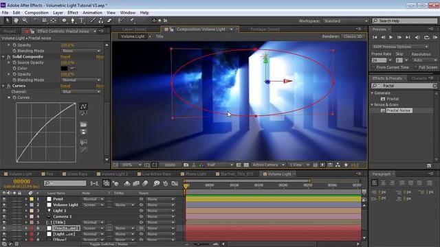Световые лучи в 3D After Effects! VideoCopilot На русском. Перевод от JCenterS