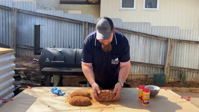 CHEDDAR and JALAPEÑO MEATLOAF in the HARK OFFSET SMOKER low and slow BBQ, how to and cooking demo смотреть онлайн
