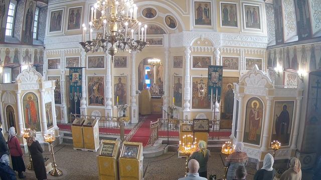 19 ноября 9.00 Литургия. Неделя 24-я по Пятидесятнице. Преподобного Варлаама Хутынского. смотреть онлайн