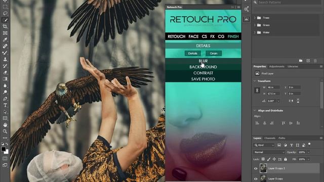 Retouch Pro Panel Filter 2023 In Photoshop By Yasir Editor смотреть онлайн