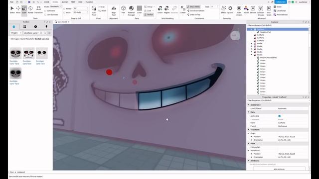 Undertale Roblox Modelling | Dusttale Sans смотреть онлайн