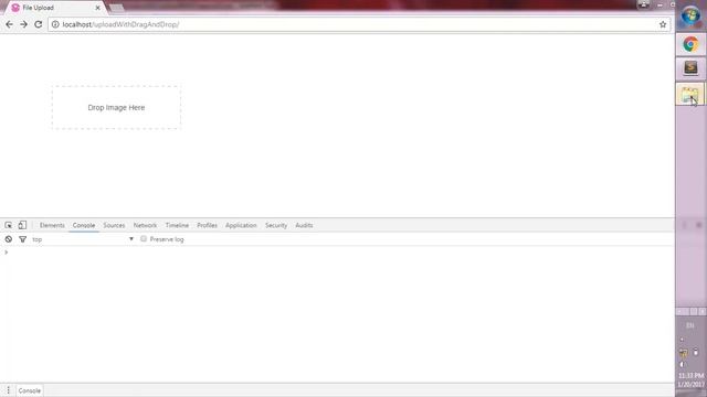 AngularJS Drag and Drop File Upload смотреть онлайн
