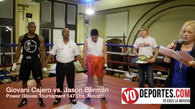 Giovani Cajero vs. Jason Berman 147 Lbs. Power Gloves Tournament смотреть онлайн