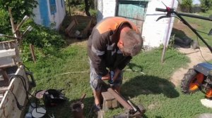 Прицепное устройство к  мотоблоку своими руками