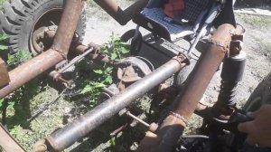 Самодельный трактор из Жигулей, продолжение проекта.