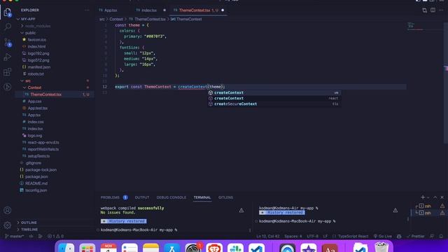 React-Typescript - UseContext hook kullanarak state yönetimi смотреть онлайн