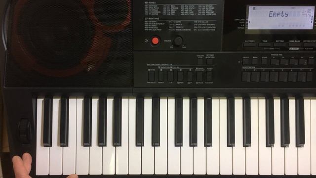 Создание стиля на синтезаторе CASIO CT X3000 смотреть онлайн