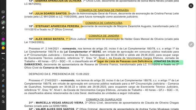 Concurso Escrevente TJSP| Novas nomeações смотреть онлайн