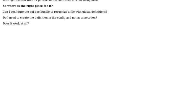 Symfony, nelmio/api-doc-bundle and @SWG\SecurityScheme смотреть онлайн