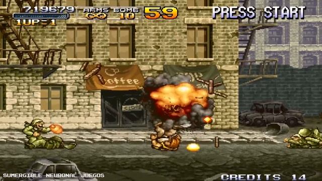 Metal Slug X (Neogeo Arcade) [Full Game walkthrough - Longplay SNK] смотреть онлайн