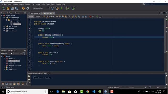 Object Oriented Programming In Java {set method and get method}--12 смотреть онлайн