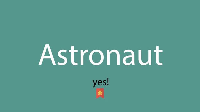 Astronaut pronunciation смотреть онлайн