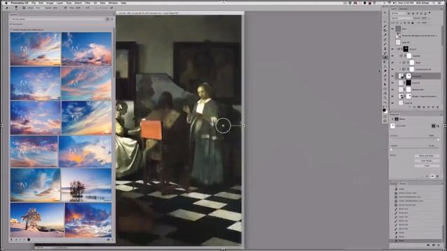 Украденную картину воссоздали в Photoshop, запись ретуши (создания) дубликата смотреть онлайн