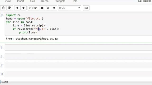 Python Application Programming 17CS664 Module3 Regular Expression Part1/3 смотреть онлайн