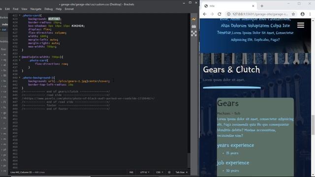 bootstrap 4 how to complete site garage information cards html css смотреть онлайн