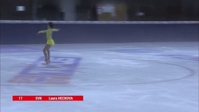 Laura Hečková / Tirnavia Ice Cup 2022 / Prenovices Girls 3rd place смотреть онлайн