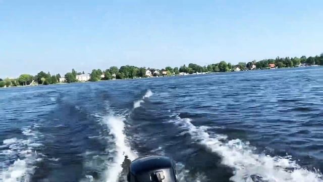 Gleitfahrt mit 8ps Parsun Aussenborder смотреть онлайн