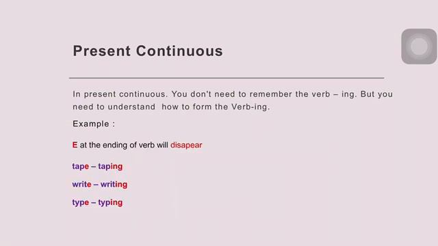 Present Continuous Part 1 смотреть онлайн