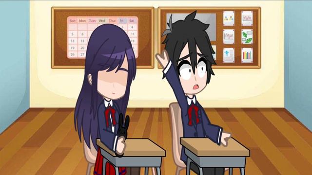 Аниме "У коми проблемч с общением" в Gacha club edition смотреть онлайн