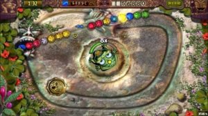 Видео прохождения игры Зума (Zuma), поединок 4