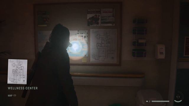 Wellness Center Map Location | Alan Wake 2 смотреть онлайн