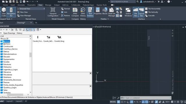 AutoCAD 2021 - Curso - Aula 15 - INSERIR BLOCOS NA TOOL PALETTES смотреть онлайн