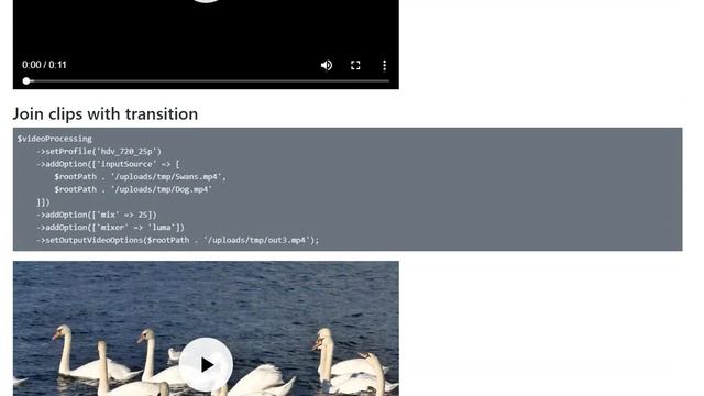 PHP Class for video processing смотреть онлайн