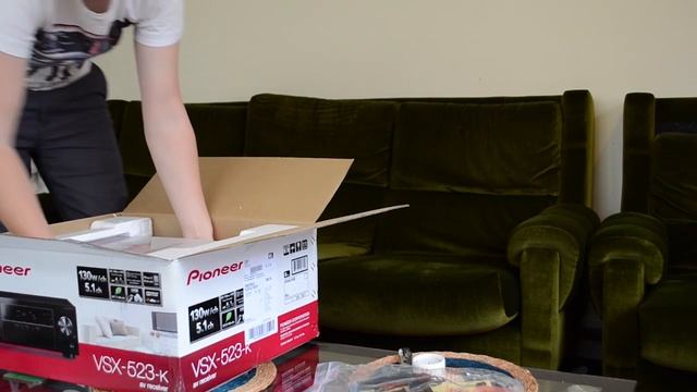Pioneer VSX-523-k unboxing and review смотреть онлайн