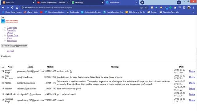 Library Management System Book Renting in PHP смотреть онлайн