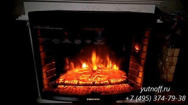 PANORAMIC 33 LED FX New Design - краткий обзор элетрокамина смотреть онлайн