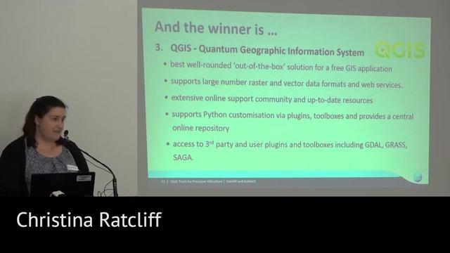 QGIS Australia User Meetup 2017: QGIS tools for precision viticulture and agriculture смотреть онлайн