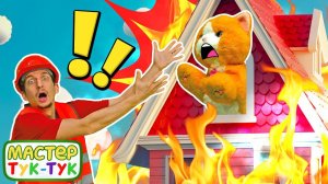 Мастер Тук Тук – Котенок остался без дома Развивающие видео для детей – Мастерим своими руками